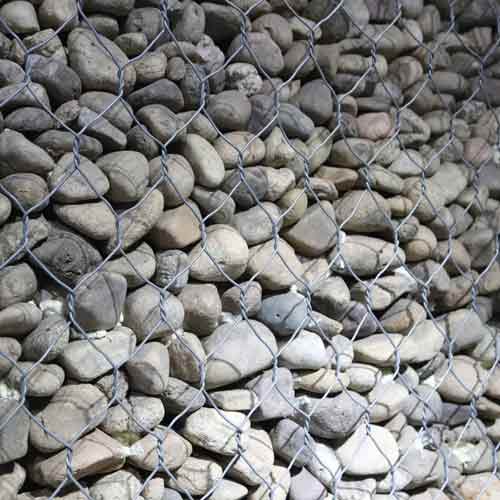 China Supplier galvanized coated flood stone gabion box price stone basket gabion mesh