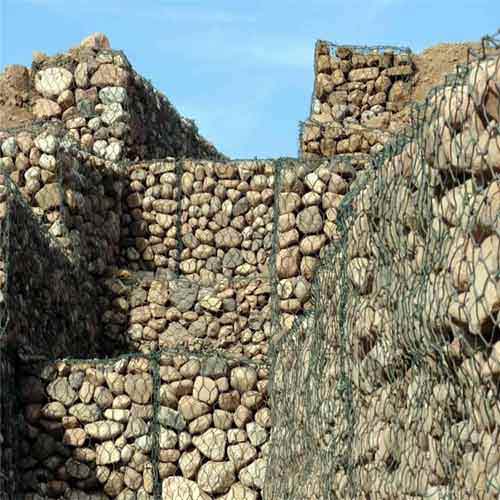 Galvanized Iron Wire Mesh Gabion Box Welded Metal Gabion Wall