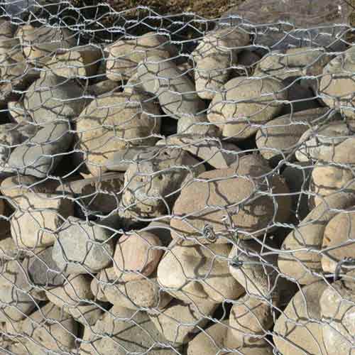 Gabion Wall Stone Cage Mesh with Hexagonal Construction for Building