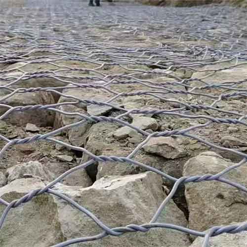 80x100mm 3x1x1m Hot Galvanized Gabion Boundary Wall Fence For Riverbank Protection In South Africa