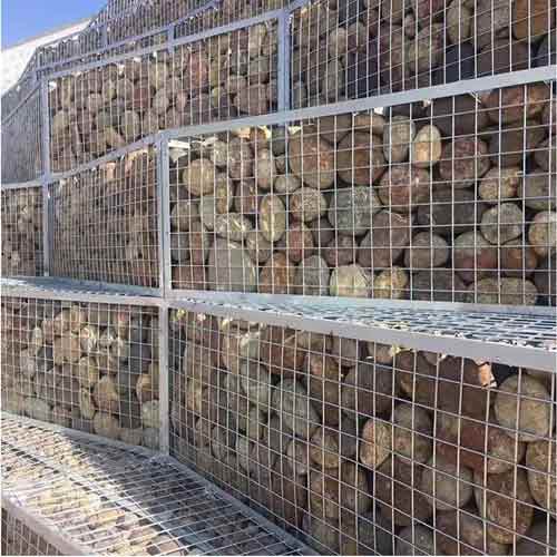 Gabion box 2x1x1 welded gabion for protection hot dipped galvanized welded mesh gabion