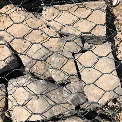 galvanized hexagonal wire mesh netting pvc coated gabion stone filled gabion basket
